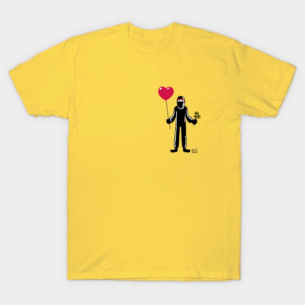 Ninja in love! T-Shirt by weheartninjas